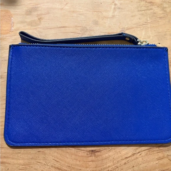 NWOT Kate Spade Royal Blue Slim Wristlet - Picture 2 of 3